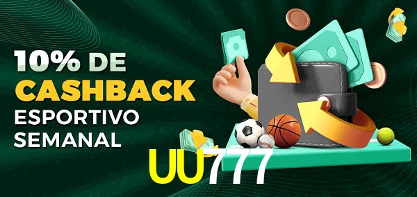 10% de bônus de cashback na UU777